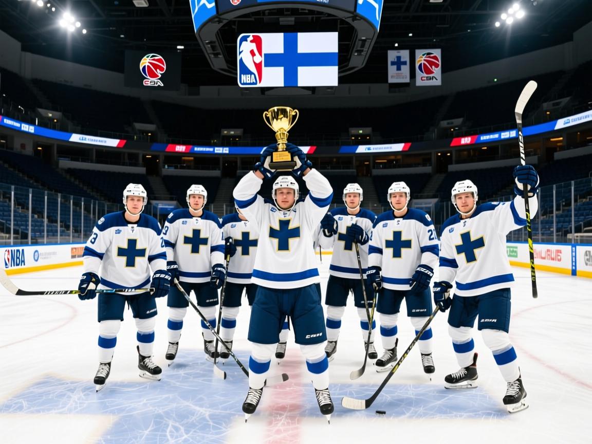 芬兰队在冰球比赛中夺得冠军  第2张