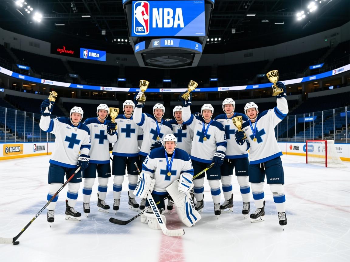 芬兰队在冰球比赛中夺得冠军  第3张